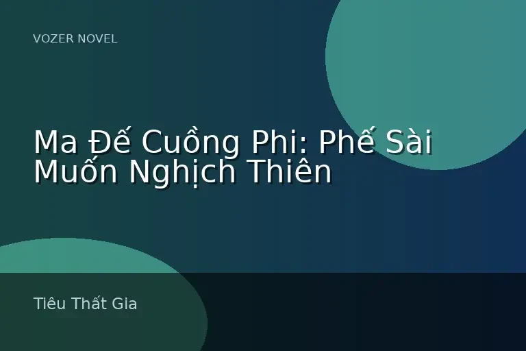 Ma Đế Cuồng Phi: Phế Sài Muốn Nghịch Thiên