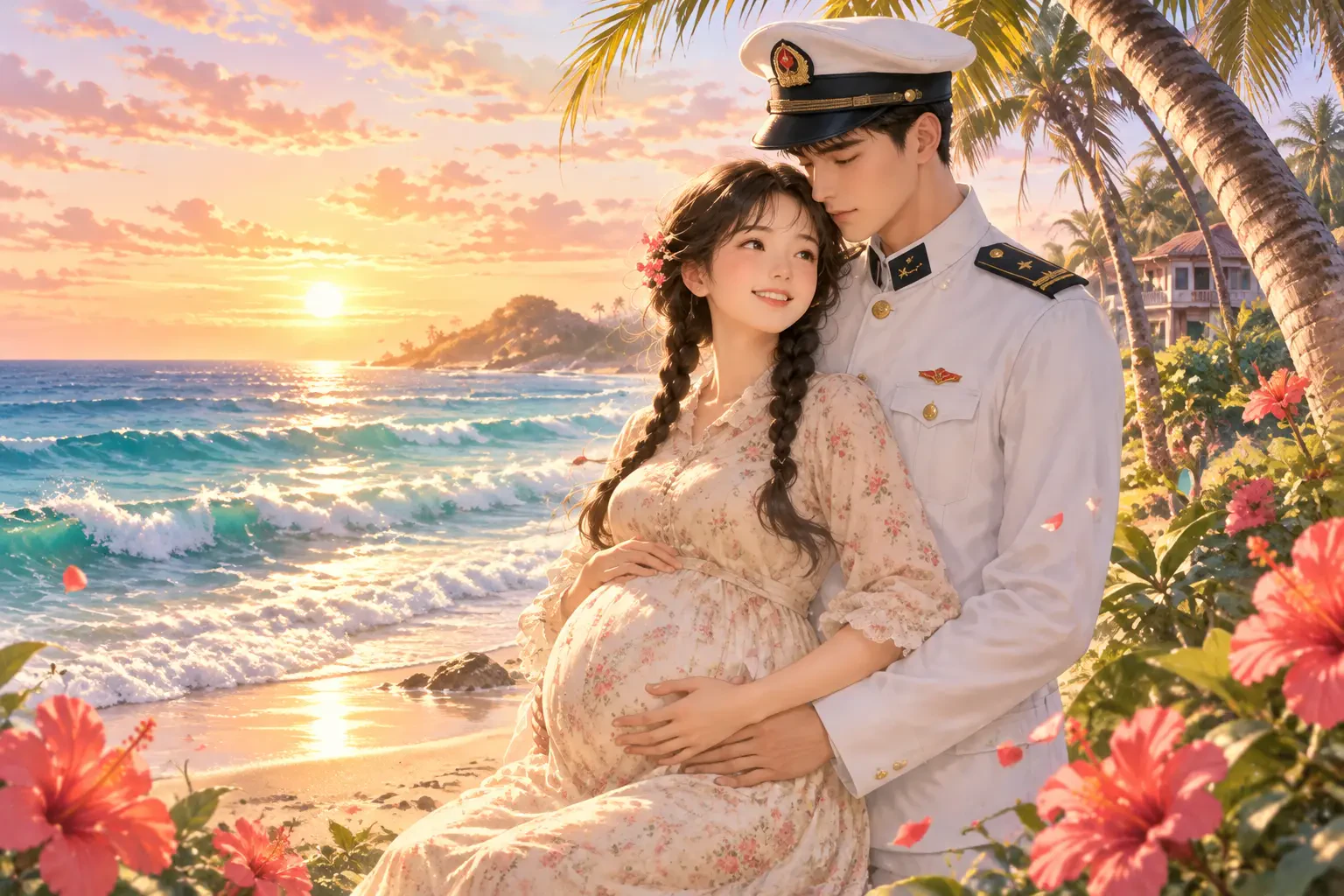 Mỹ Nhân Thập Niên 70 Vác Bụng Bầu Theo Quân Cực Sủng