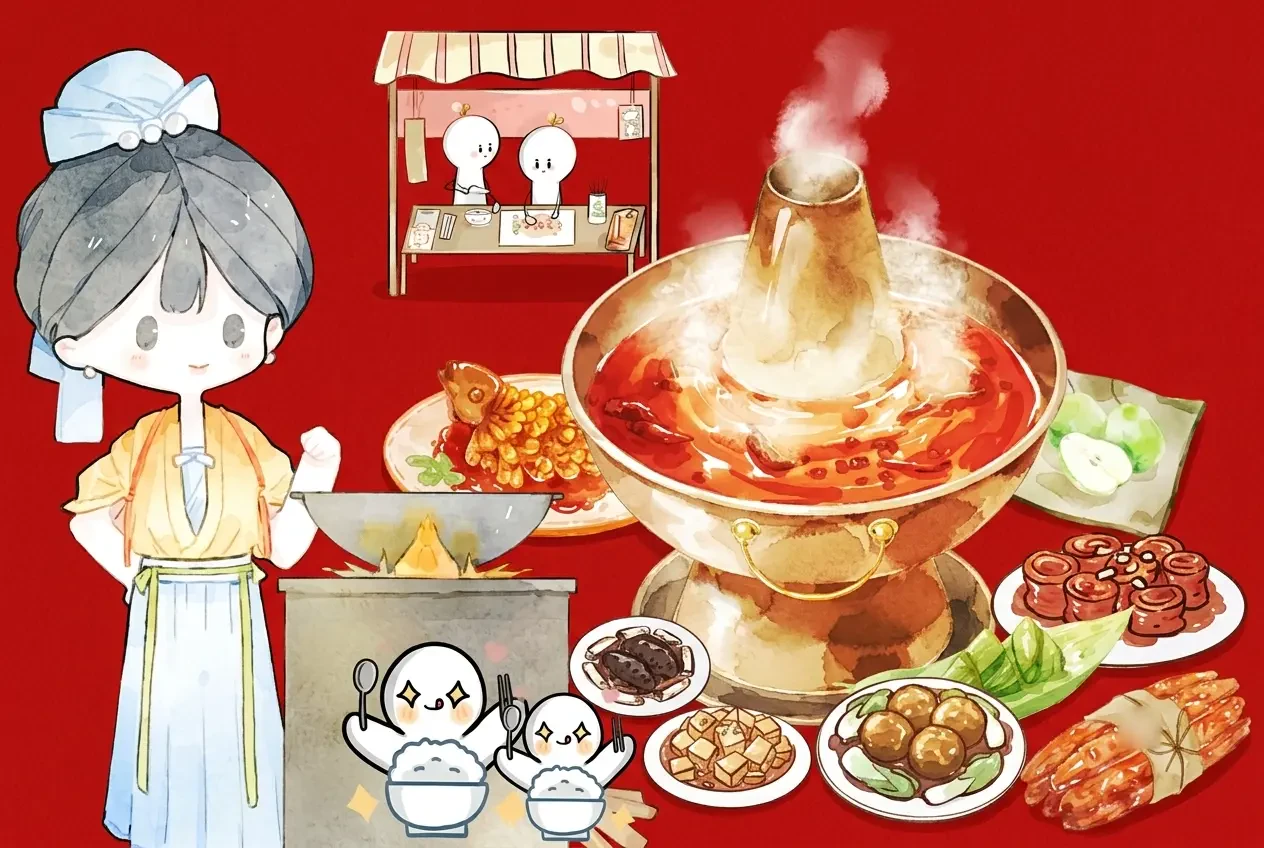 Ngon Mê Ly! Cả Triều Văn Võ Tranh Nhau Xếp Hàng Mua Đồ Ăn Vặt