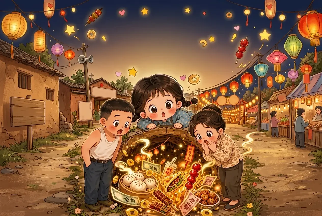 Nguồn Hy Vọng Của Cả Thôn, Hầm Nhà Tôi Thông Đến Chợ Đêm
