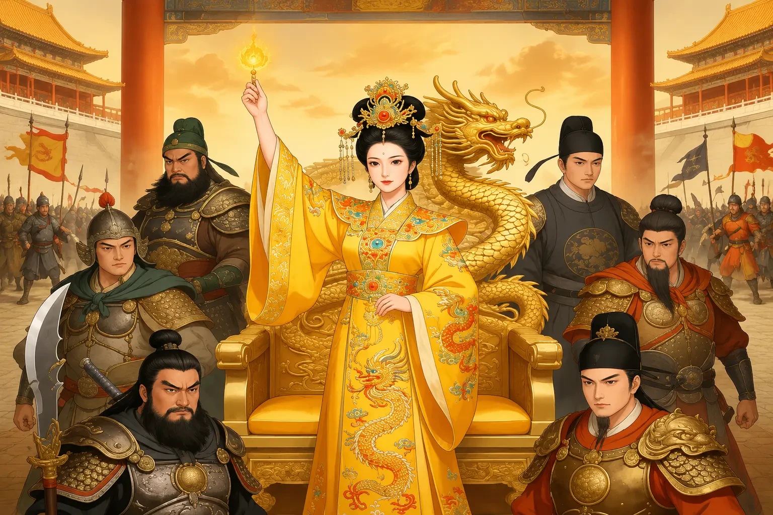 Nữ Đế Triệu Hoán Mãnh Tướng Bình Thiên Hạ