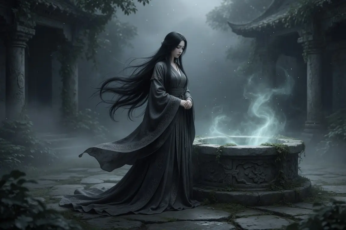 Nữ tử áo xám
