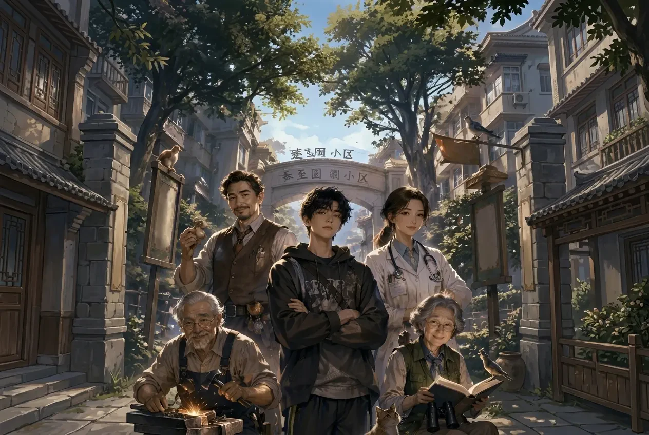 Tiểu Khu Xuyên Không, Cả Nhà Tôi Đều Thành Npc?
