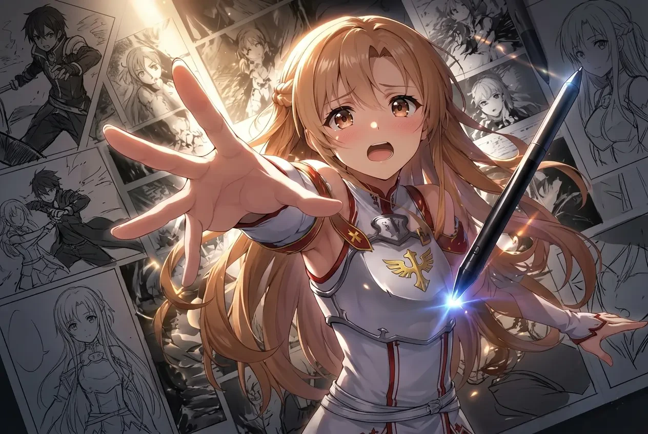 Tổng Mạn: Vẽ Manga Thành Thần, Asuna Giục Cập Nhật!