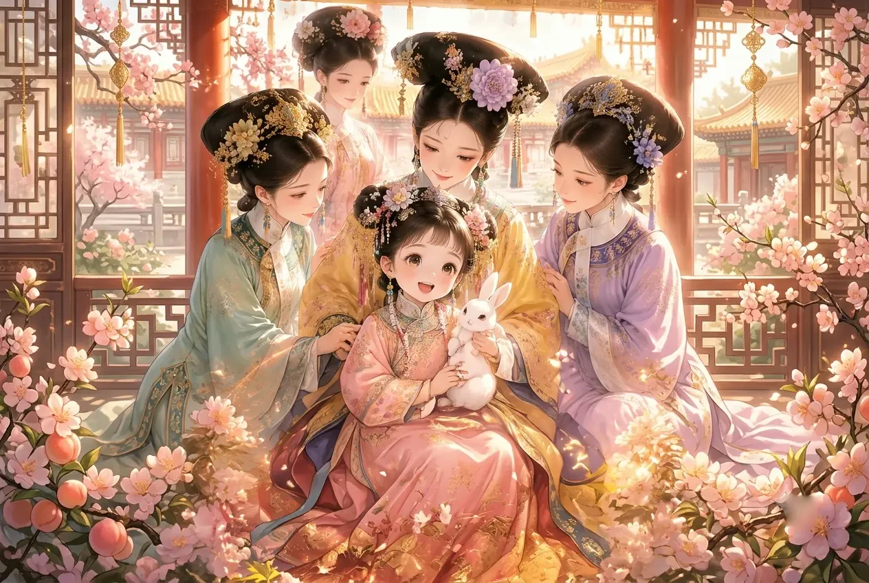 Xuyên Thành Con Gái Hoa Phi, Công Chúa Đoàn Sủng Nắm Giữ Hậu Cung